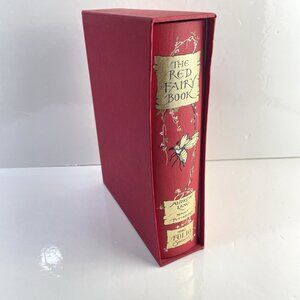 The Red Fairy Book Folio Society in slip case Red Gold Coffee Table Book